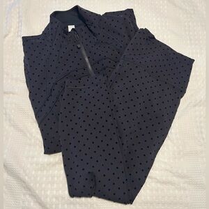 Lululemon Define Jacket & High-Rise Pant 25" Flocked Polka Flock Black Size 14